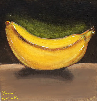 banana, banano, pintura acrílica en canvas, acrylic painting on canvas, pintura acrílica, acrylic painting