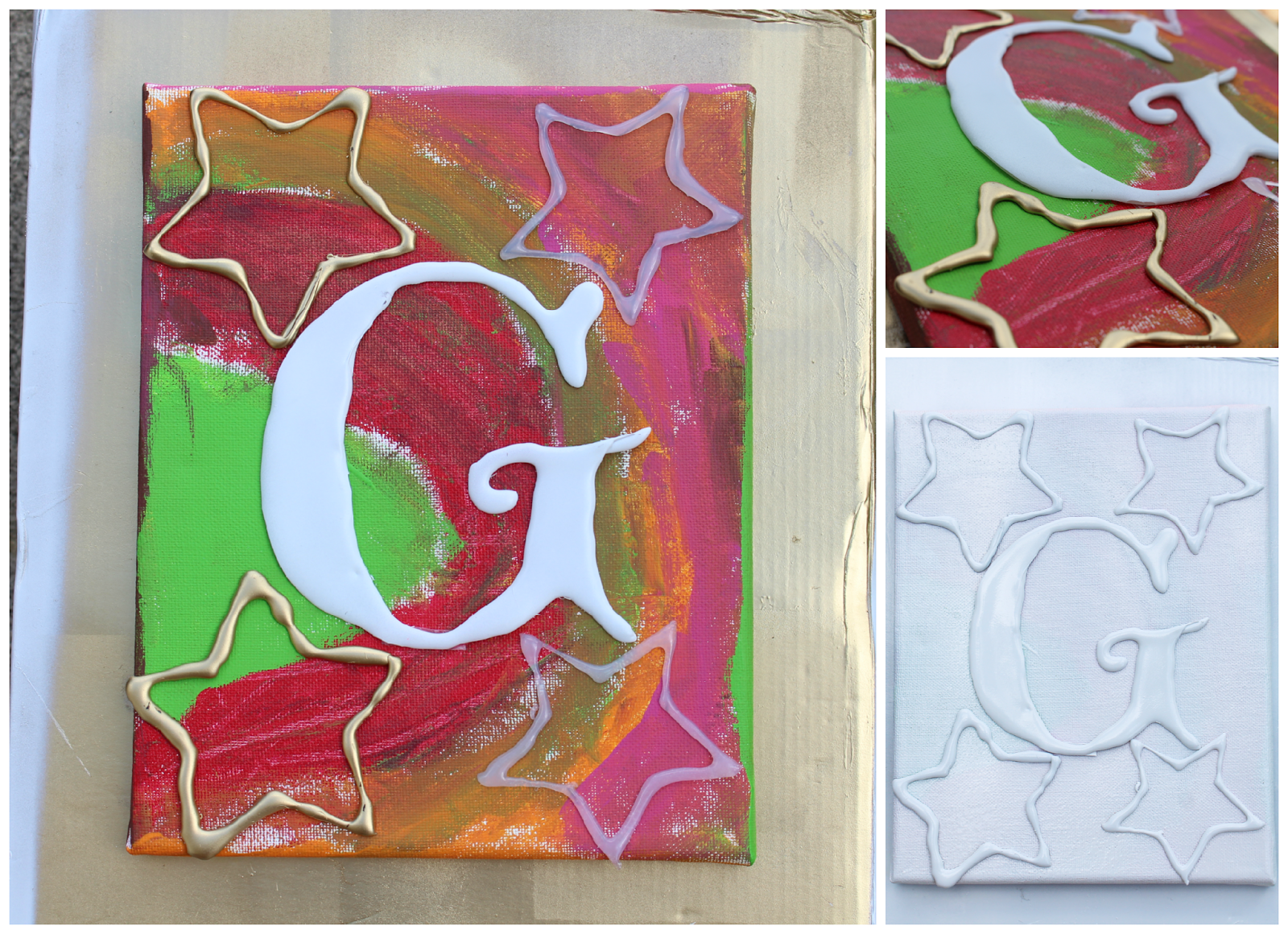 DIY180 Kids Room Decor Monogram Wall Art