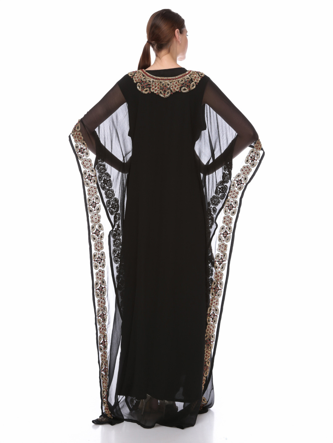 Jalabiya Designs 2013 Arabic Kaftan Dresses Collection for Girls