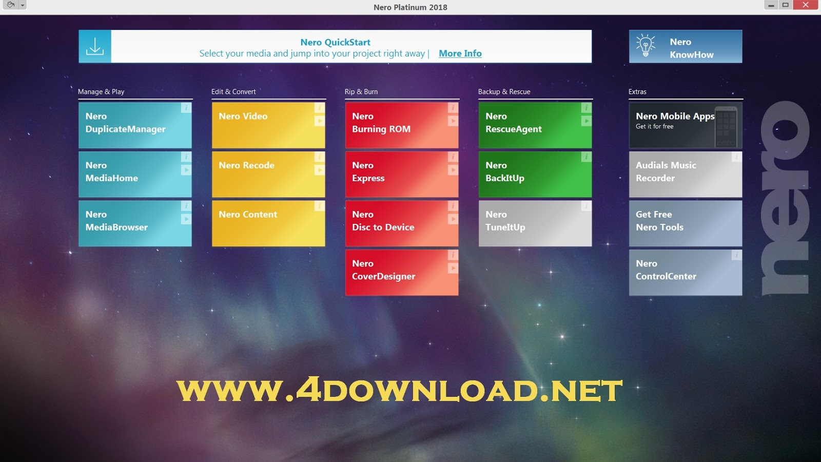 Nero Platinum 2019 Suite v20.0.05900 Full version