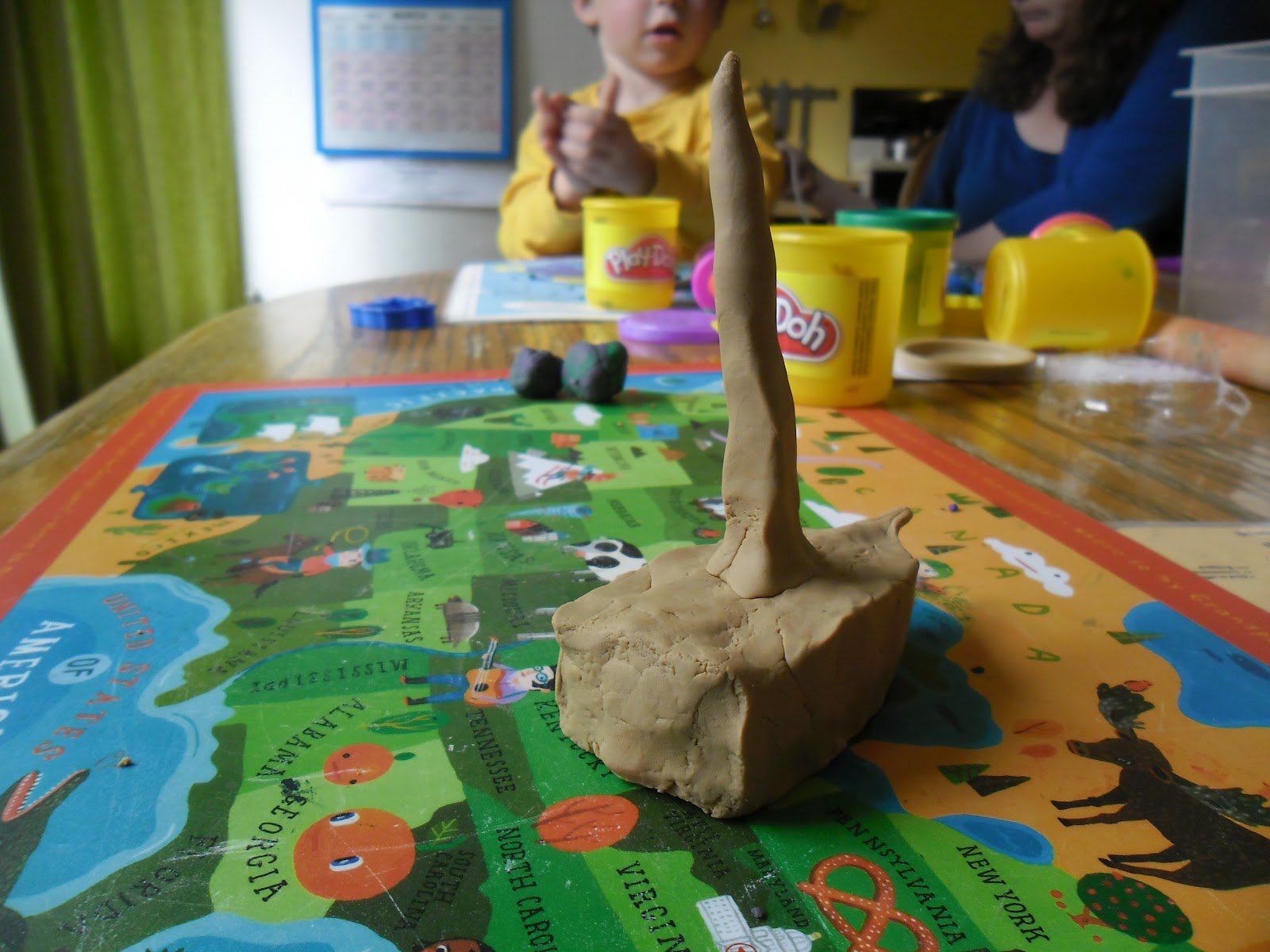 Sophia Homeschool Our PlayDough Creations