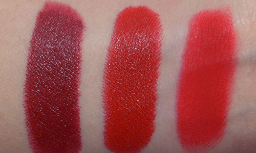 The Makeup Box: MAC Ruby Woo: Lip Shade Comparisons Overview