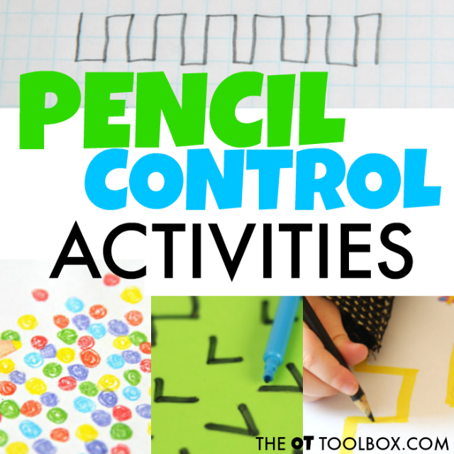 Kids can use these pencil control activities to improve handwriting legibility and handwriting neatness. Pencil control activities are beneficial for improving handwriting legibility.