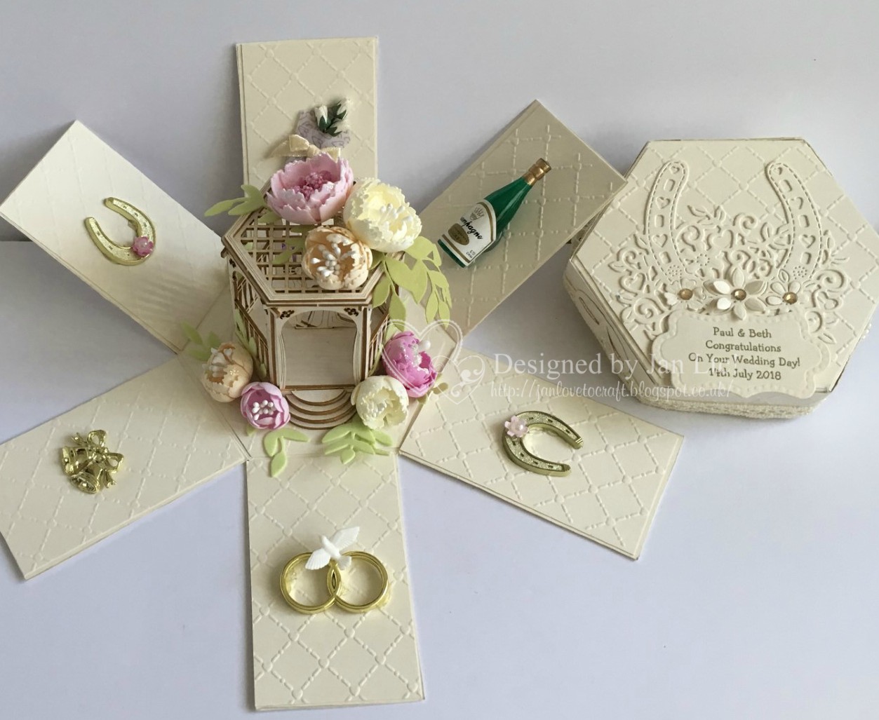 Loves to craft Wedding Box...