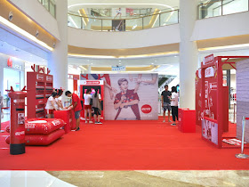 smaller version of Coca-Cola promotion in Bengbu, China