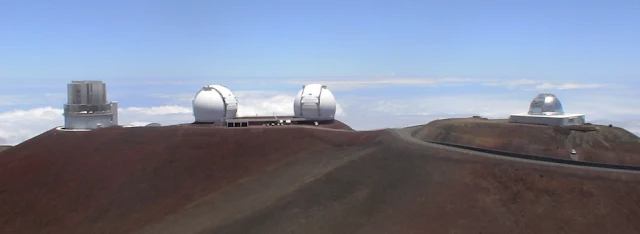 High-tech telescopes located on the remote summit of Maunakea in Hawaii were used to collect data for the research project.