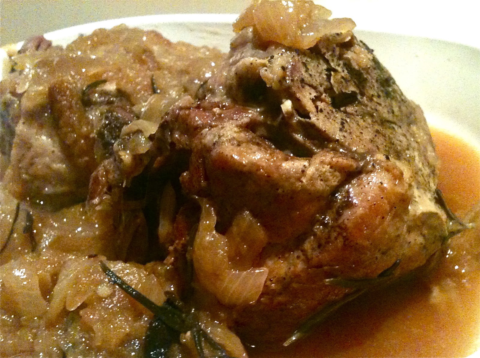 Slow Cooker Pork Roast with Apples, Rosemary, and Sage Crackerjack23