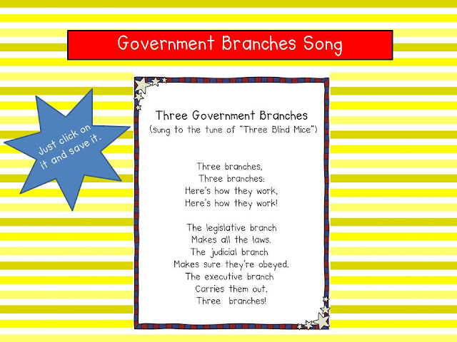 3rd Grade Grapevine: Friday Freebie - Government Branches