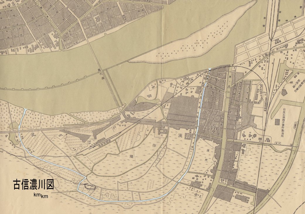 831◇古地図◇新潟市街図・新潟市全図◇昭和39年◇一万分一◇新潟