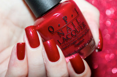Swatch of the nail polish "Color To Diner For" from O.P.I.