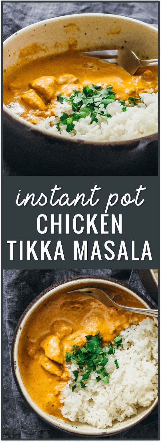 Instant Pot Chicken Tikka Masala (Pressure Cooker)
