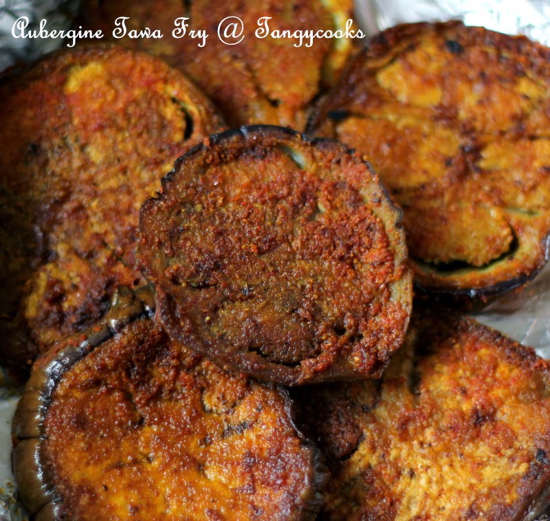 CONCOCTIONS OF A COOKAHOLIC !!! Aubergine/Egg Plant Tawa Fry