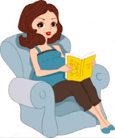Futura mamá leyendo un cuento a su panza Futura mamá leyendo un cuento a su panza