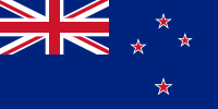 Current flag of New Zealand