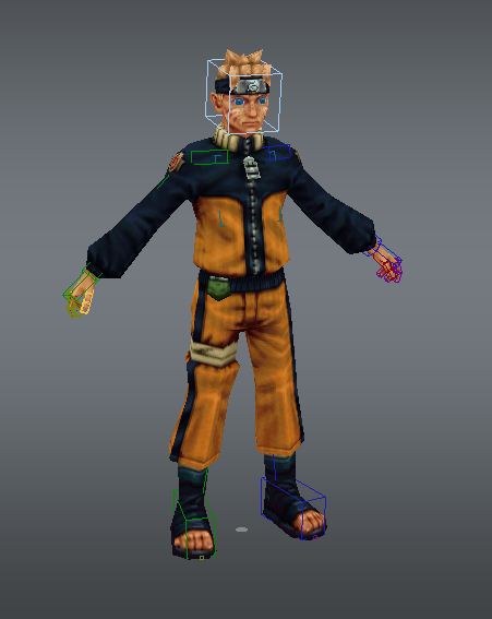 RigsArena Free Rigs For 3ds Max Naruto Rigged 3ds Max