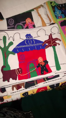 Applique work Applique work