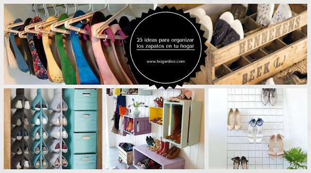 25 ideas para organizar los zapatos en tu hogar