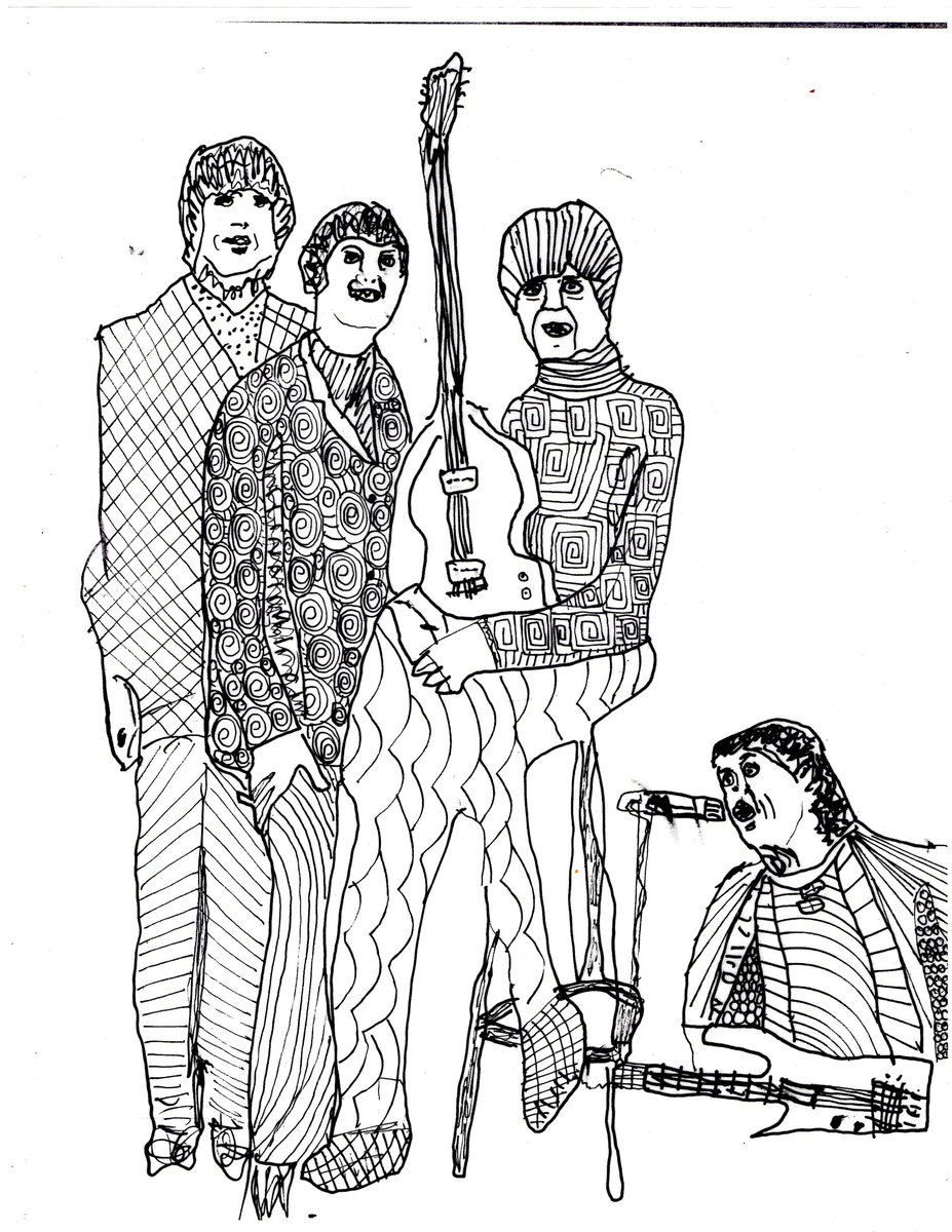 Beatles Band Coloring Pages Coloring Pages