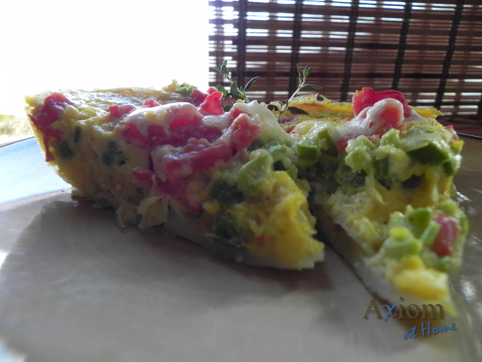 Axiom At Home: Breakfast Quiche