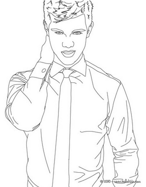 jacob black coloring pages - photo #24