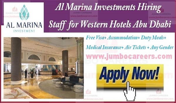 5 Star hotel jobs in UAE,  Star hotel jobs description in UAE,