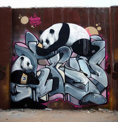 Graffiti Mural - affection to animals
