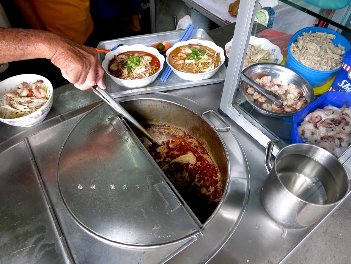 古晋老街美食档案010 吉昌饮食店叻沙（Kit Siang Café Laksa）