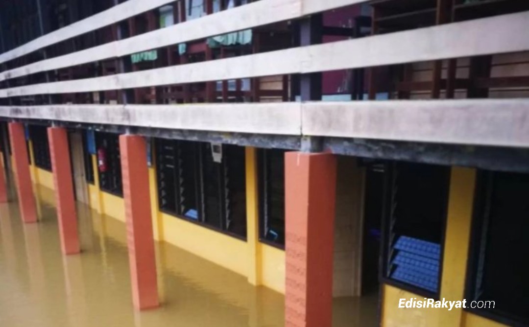 Sekolah ditutup akibat banjir