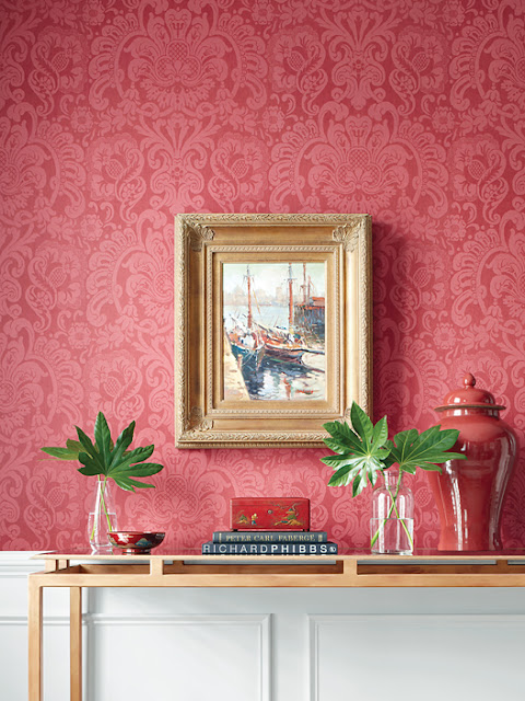 Wallpaper can be daunting to shop for, commit to and hang. But when you do it correctly, it really MAKES a room. It not only provides a big pattern that creates impact but it actually makes the rest of the room easier to design because you have this super solid style that leads everything