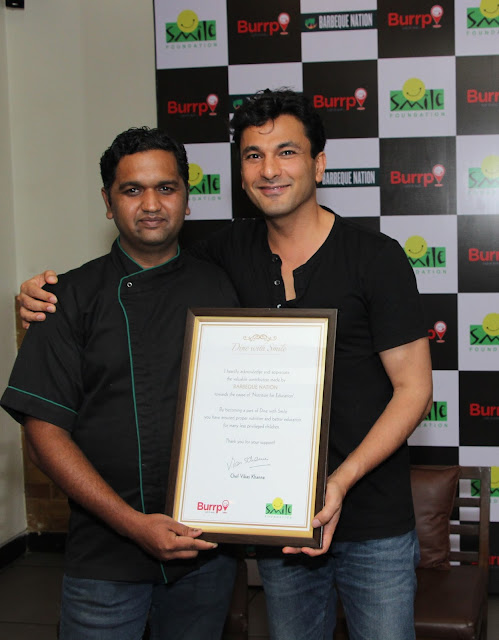Chef Vikas Khanna launches –DINE WITH SMILE, An initiative by Smile Foundation and Burrp Chef Vikas Khanna launches –DINE WITH SMILE, An initiative by Smile Foundation and Burrp