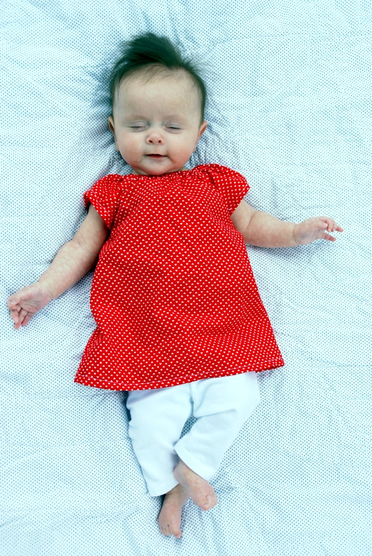 The Speckled Dog: Pinterest Inspired Project - Infant Peasant Dress