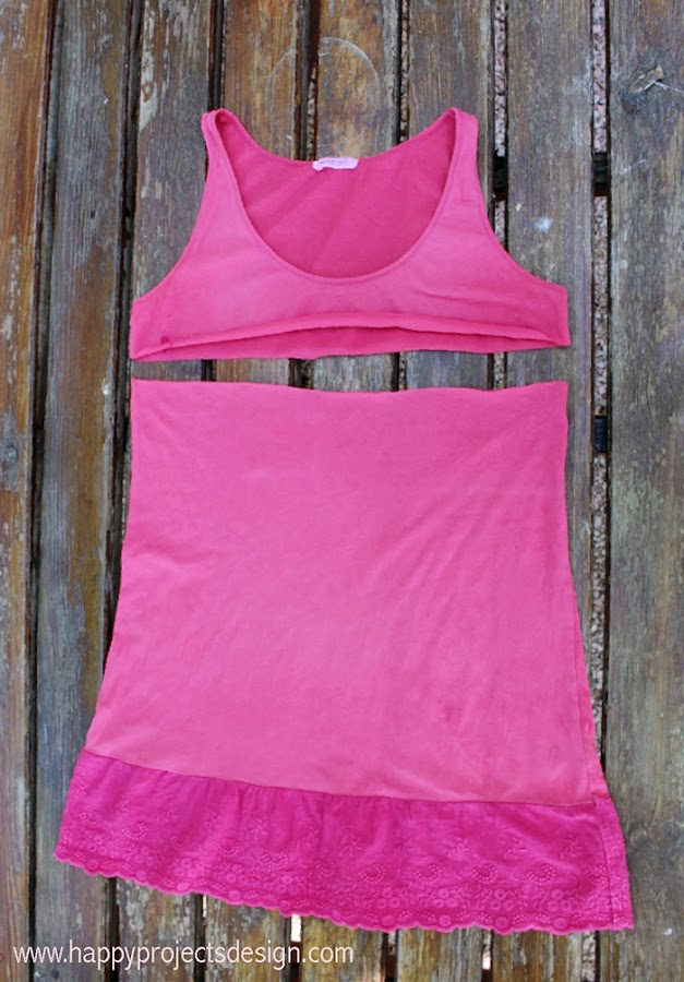 DIY de camiseta a vestido
