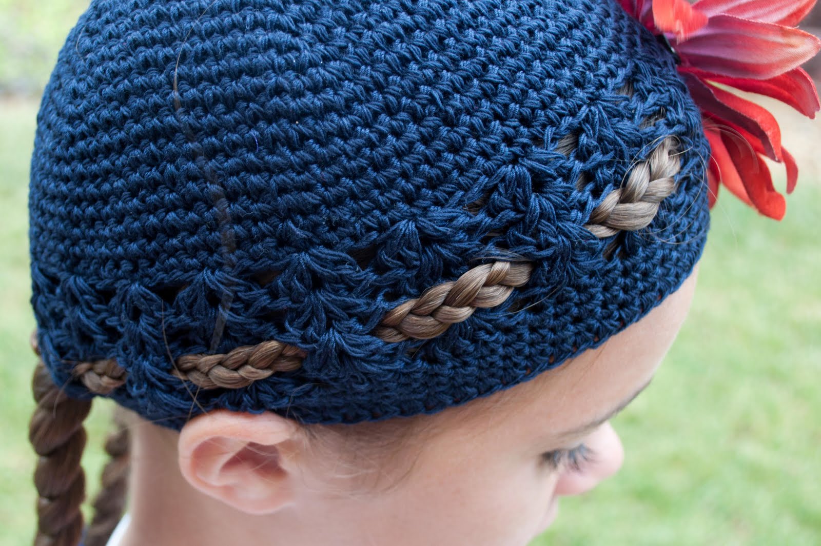 Princess Piggies Braid Woven Beanie