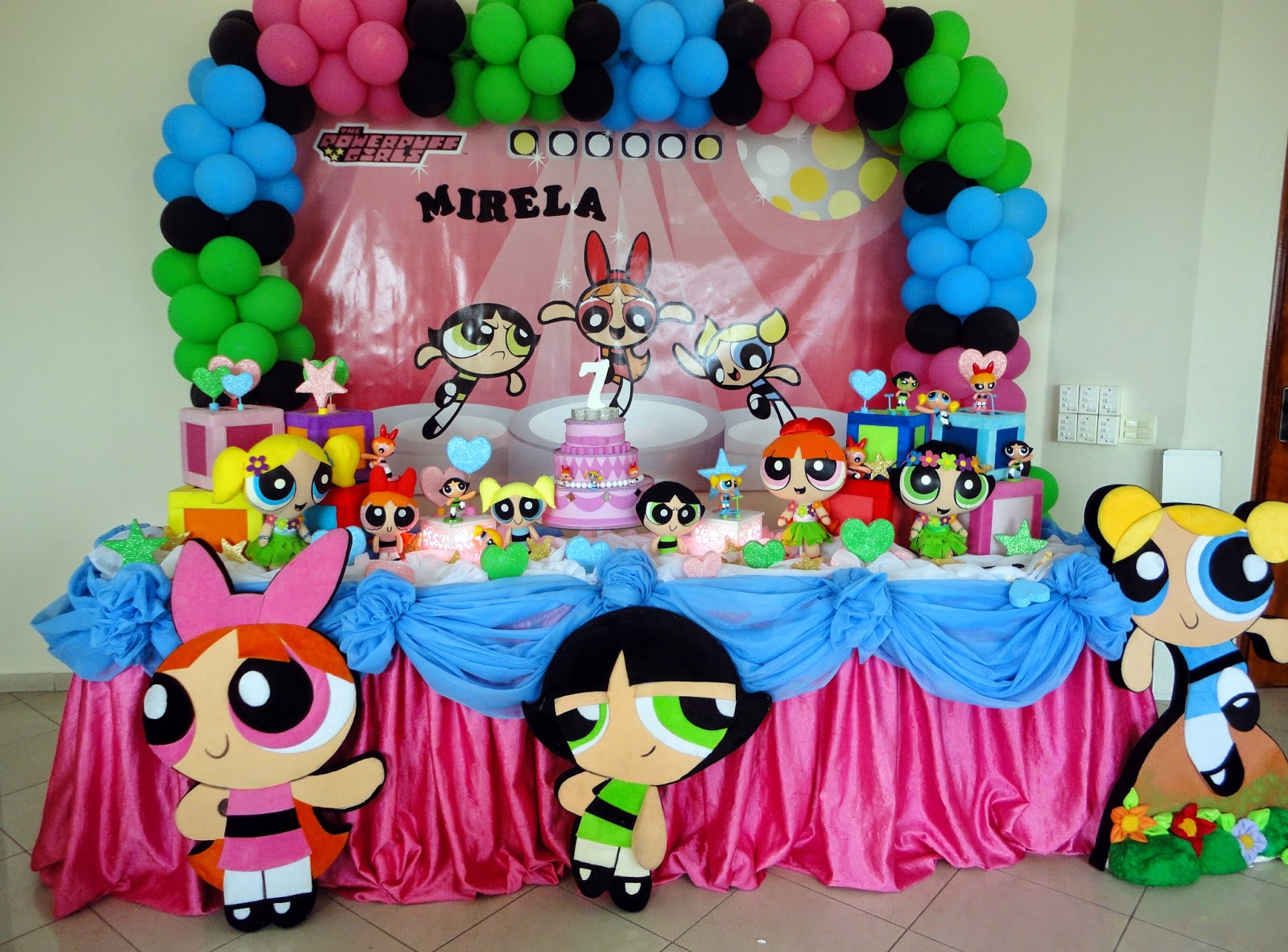 Atelier Regina Conte: Decoração Meninas Super Poderosas
