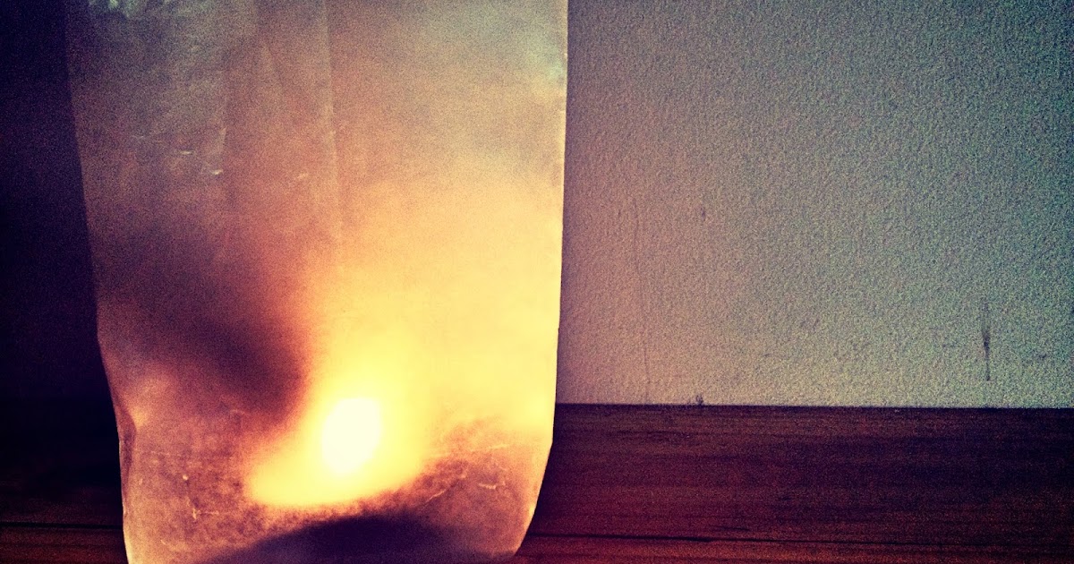 How to Make Your Own Wax Paper Lantern