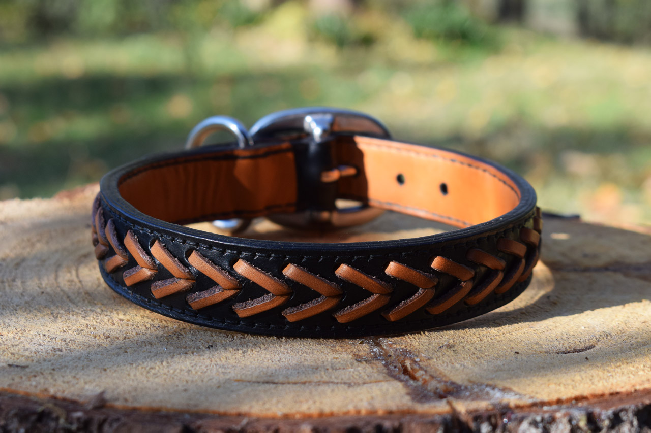 Burgundy Dog Collar Burgundy Dog Collar