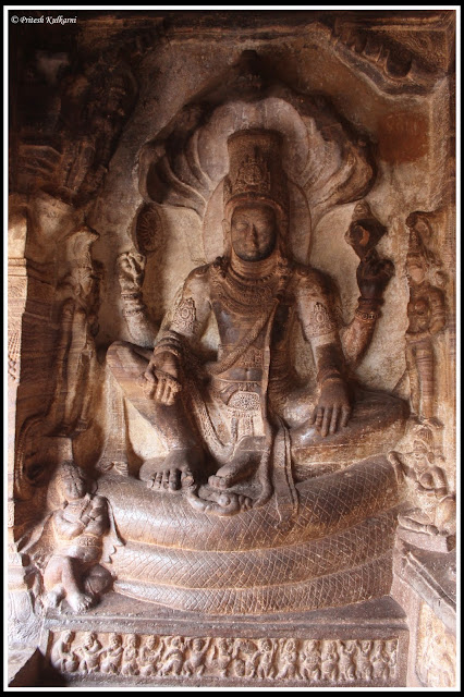 Vishnu seated on Serpent Sesha Vishnu seated on Serpent Sesha