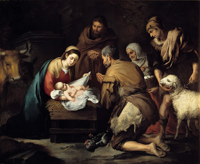 Adoración de los Pastores - Hacia 1650 - Bartolomé Esteban Murillo - Museo del Prado - MADRID Adoración de los Pastores - Hacia 1650 - Bartolomé Esteban Murillo - Museo del Prado -