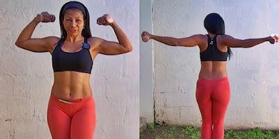 Entrenamiento para quemar la grasa de brazos y espalda Entrenamiento para quemar la grasa de brazos y espalda