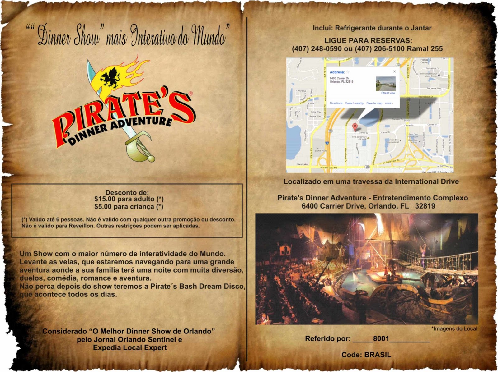 Pirates dinner adventure orlando coupons