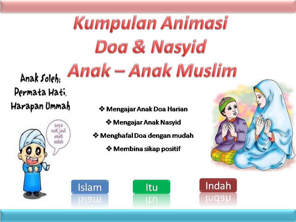 VCD Animasi Doa - Doa Untuk Pembelajaran Anak - Anak Muslim
