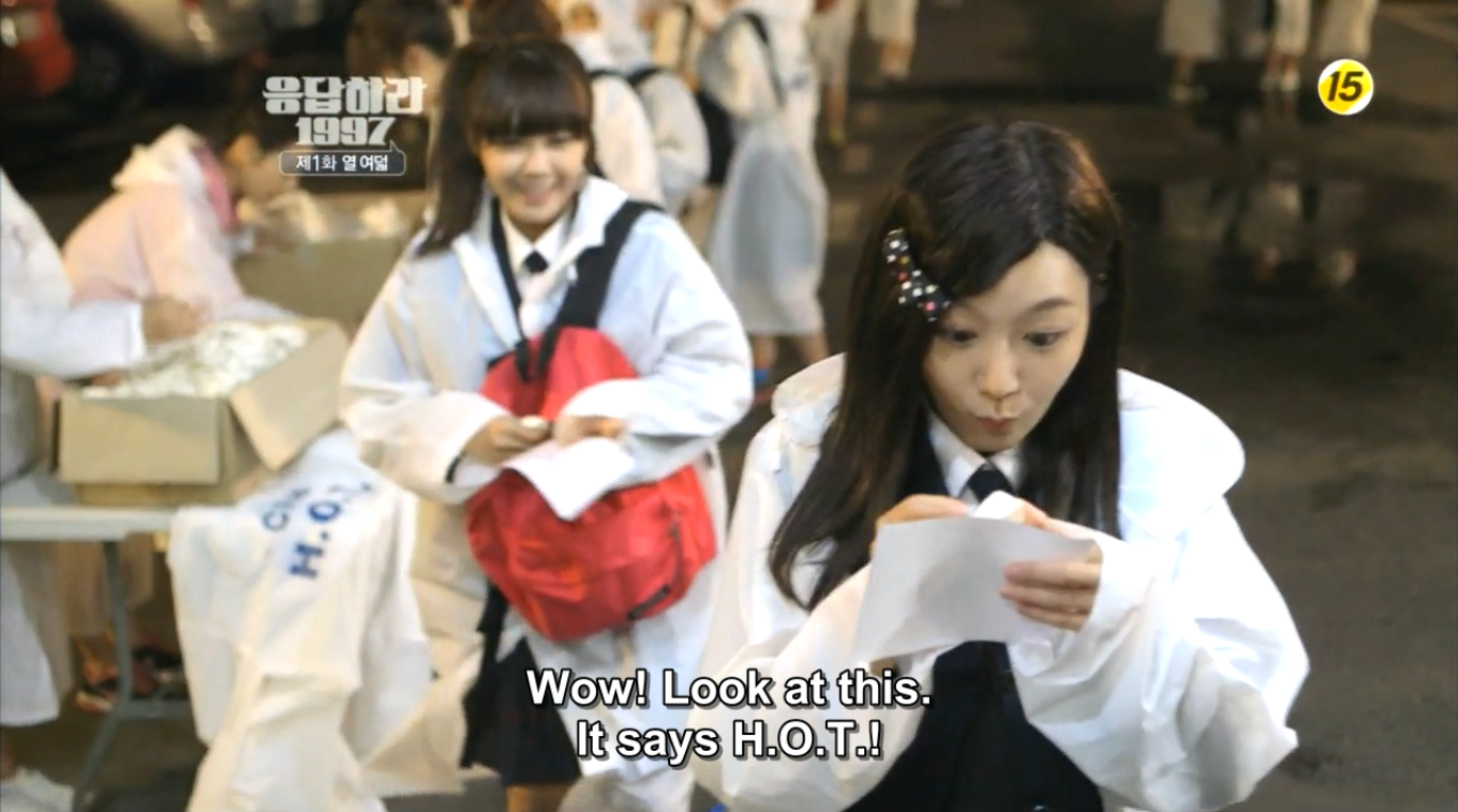 I cry like Yuko Oshima: Kdrama: Answer Me 1997 (응답하라 1997)