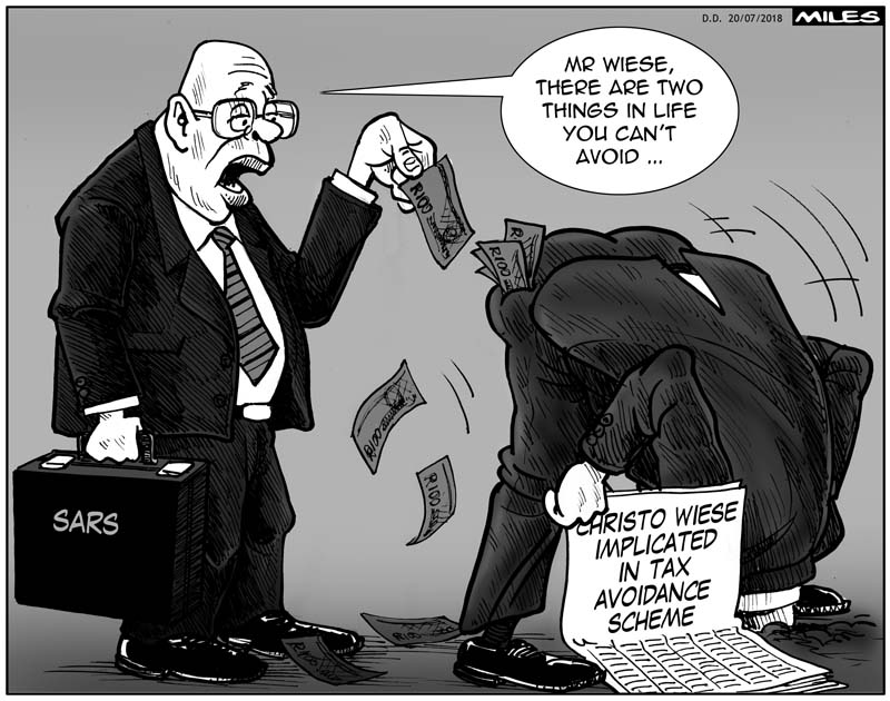 Cartoons by Miles Tax evasion tactics