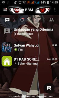 BBM Mod Uchiha Itachi v2.13.1.14 APK BBM Mod Uchiha Itachi v2.13.1.14 APK