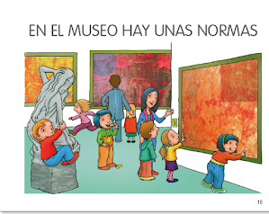 reglas del museo, no tocar