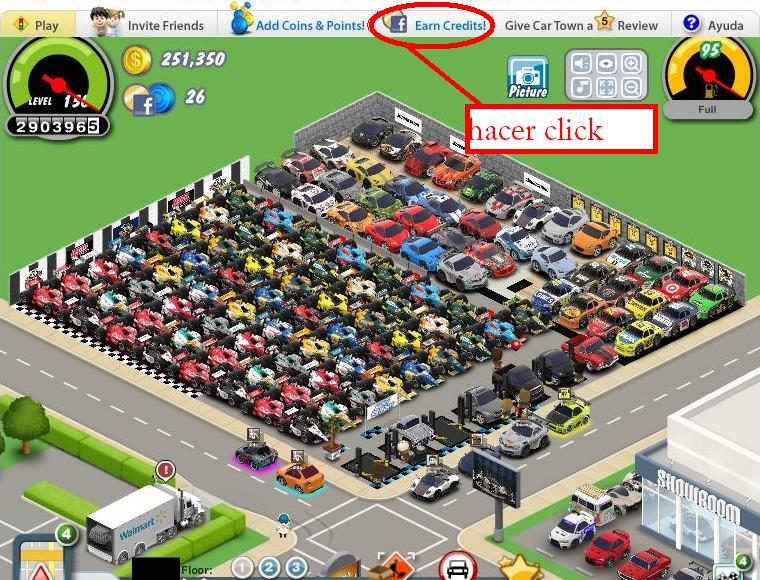 Car Town Como obtener creditos facebook gratis!!!!