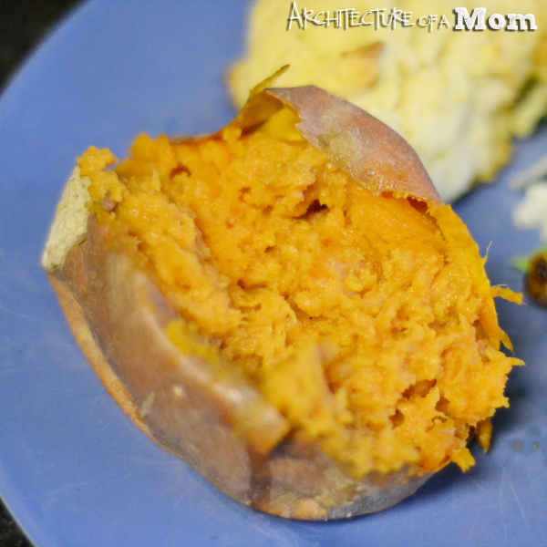 Architecture of a Mom: Peanut Butter Sweet Potatoes