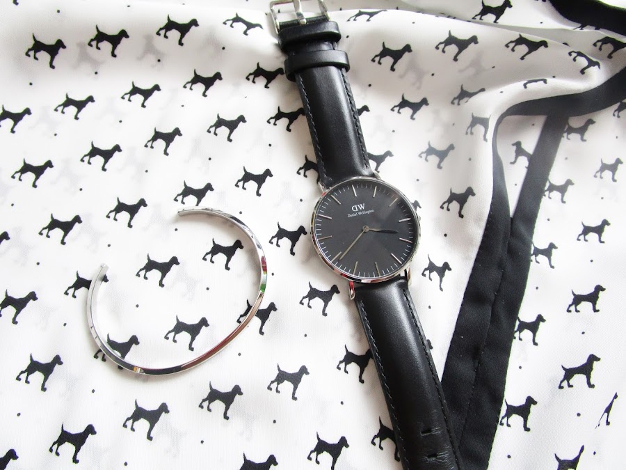 Reloj Daniel Wellington Classic Black y brazalete Classic Cuff