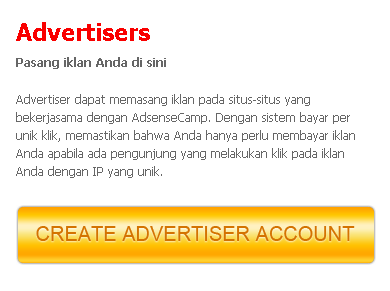 Jasa Pemasangan Iklan (Advertiser) Indonesia - AdsenseCamp Jaringan Pemasangan Iklan Murah di Indonesia