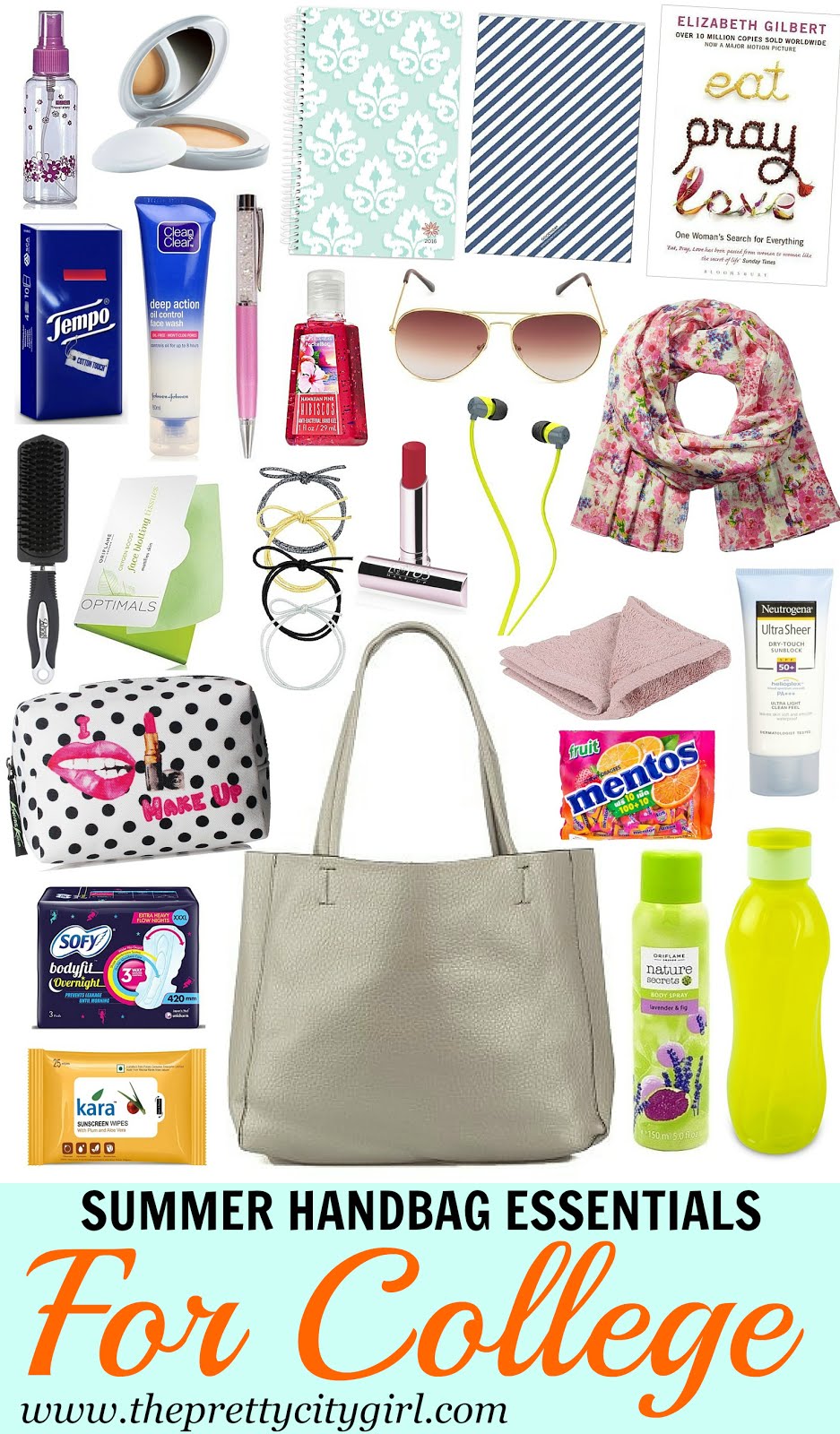 Summer Handbag Essentials For College The Pretty City Indian Summer Handbag Essentials For College